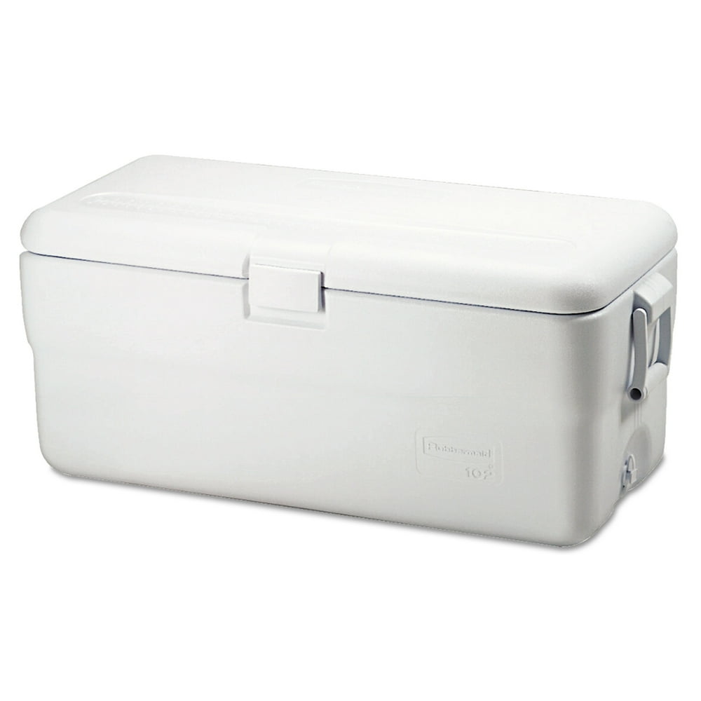 Rubbermaid Marine Series Ice Chest, 102qt, White