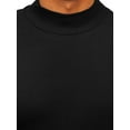 thumbnail image 4 of CNKOO T-Shirt à Col Roulé pour Hommes Pull à Manches Longues Basic Design Undershirt Stretch Léger Haut, 4 of 5