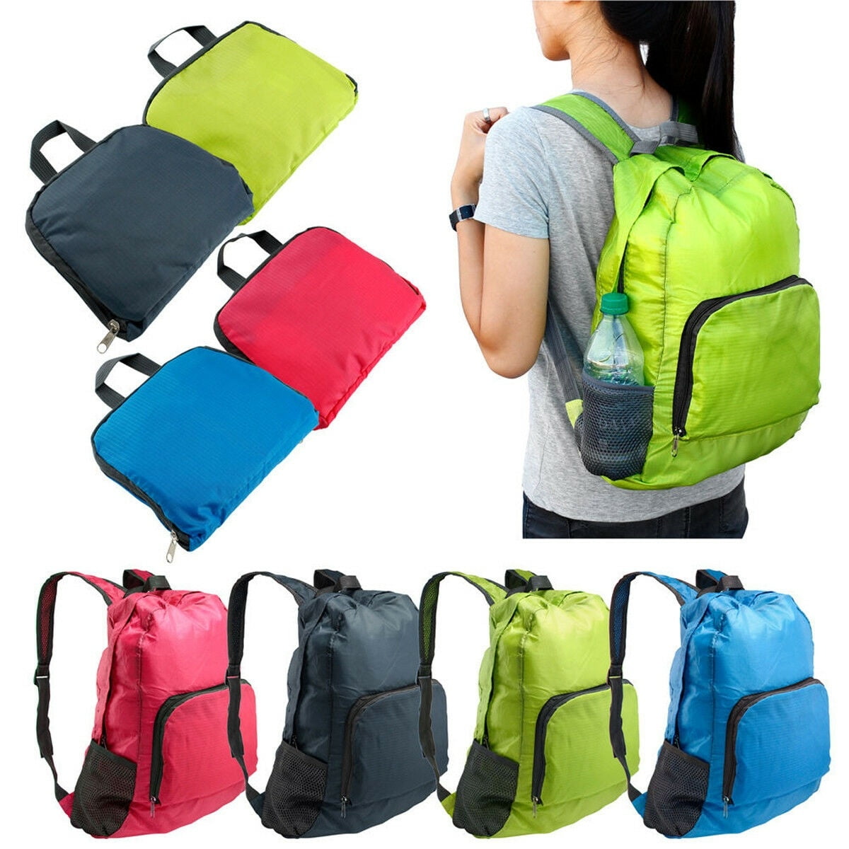 Fashion Womens Outdoor Sports Travel Backpack Satchel Rucksack Laptop School Bag Walmart Canada