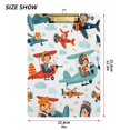 thumbnail image 2 of Cartoon Airplane Acrylic Clipboards A4 Standard Letter Size Clipboard 12.5" X 9" Clip Board for Students Teacher Office, 2 of 7