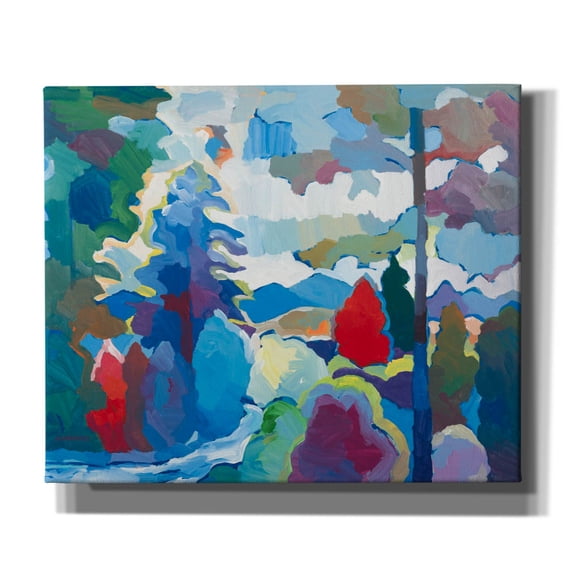 Epic Graffiti 'Stream into Consciousness #2' by Hooshang Khorasani, Canvas Wall Art, 24"x20"