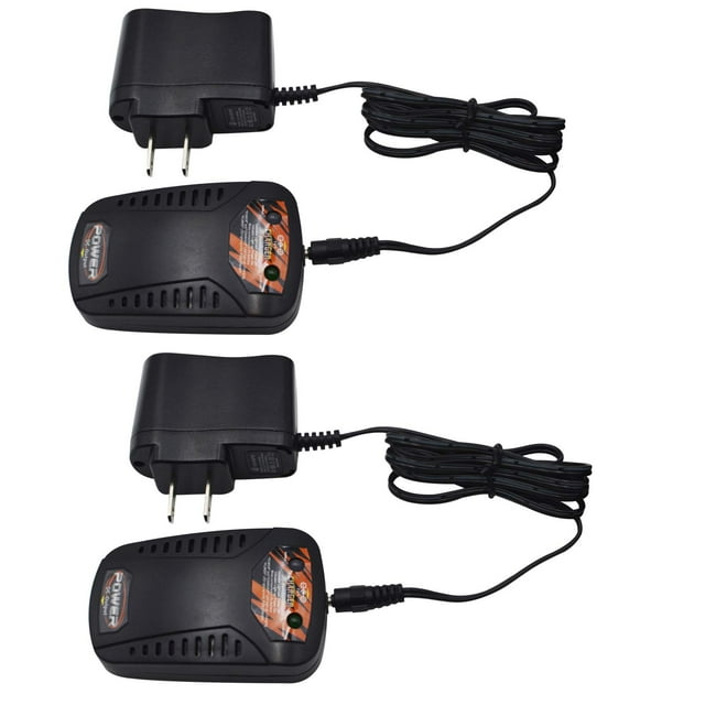 Blomiky 2 Pack 7.4V 800mA 2S Li-ion Lipo Battery Power Adapter and Balance Charger for RC Quadcopter Helicopter RC BoatTruck 7.4V 2S Battery X8C Charger 2