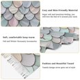 thumbnail image 5 of FORMRS Womens Scarf Winter Soft Long Big Warm Shawls Wrap Tassel Scarves, Light Blue Shimmering Pattern, 5 of 9