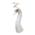 thumbnail image 1 of jifeng Mannequin Paon Tête Décorative Fête Élégante Tête d'Animal Simulée Modèle Blanc 35 cm, 1 of 9
