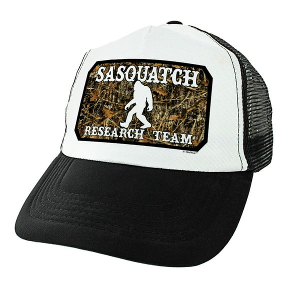 ThisWear Hiker Gifts Sasquatch Research Team Hat Outdoorsy Hat Camper Gifts Hike Hat Yeti Bigfoot Trucker Hat