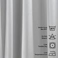 thumbnail image 4 of 3S Brother's Extra Long Solid Luxury Matte Velvet Soft Curtain White Single Panel Hanging Back Tap & Rod Pocket Home Décor 5-25 Feet Custom Made Curtains -Made in Turkey Each(52"x108"), 4 of 7