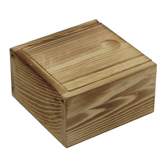 Joyero De Organizador Caja De Almacenamiento De Exhibición Para Coleccionables Anillos Pendientes Collar Organización para hogar Marrón claro Yinane Organizador de joyas de anillo