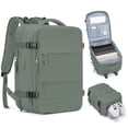 thumbnail image 1 of Mochila de viaje coofay Carry on expandible verde oliva, 1 of 7