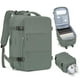thumbnail image 1 of Mochila de viaje coofay Carry on expandible verde oliva, 1 of 7