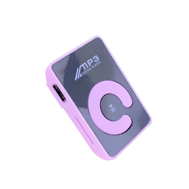 Mini Mirror Clip MP3 Player Portable Fashion Sport USB Digital