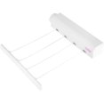 thumbnail image 4 of Indoor 4-Line Retractable?Clothesline Rope 10.50ft Wall Mounted Washing Line Clothes Dryer Adds Drying Space Clothes Line White, 4 of 7