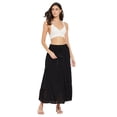 thumbnail image 1 of Women Solid Skirt Long Ruffle Layered Ladies Skirts for Summer with Elastic Waist Online, 1 of 7