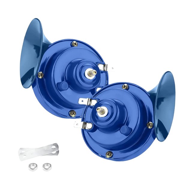 Aire Caracol Impermeable 12V 300DB para Moto Barco Automático (azul)