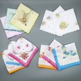 thumbnail image 3 of Cotton Gauze Muslin Square Lovely Flower Handkerchief Towel Pattern Random, 3 of 6