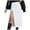 M491 White, variant on Tfken Summer Skirts For Women Solid Color High Waist Long Denim Skirts With Button Fashion Daily Wear Female Comfortable Clothes Black