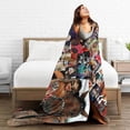 thumbnail image 6 of Karol Music G Blanket Plush Throw Blanket All Season Flannel Blanket for Couch Bedding Living Room Decor 40"X30", 6 of 6