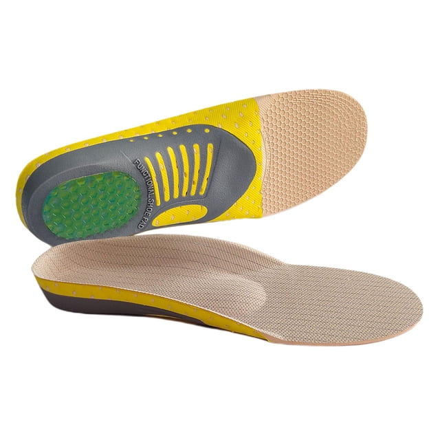 TISHITA 2pc Orthotic Gel Insoles Flat Foot Health Sole Pad For Shoes Pads Support Unisex Small