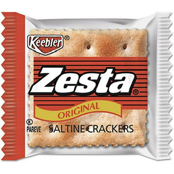 Zesta Saltine Crackers - 2 Crackers/Pack, 500 Packs/Carton | Classic Saltine Crackers
