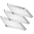 thumbnail image 4 of AURARMLET 3pcs Rectangular Baking Pan for Storage Outdoor Barbecues Cooking, 4 of 8