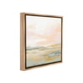 thumbnail image 4 of Stupell Industries Pastel Clouds Horizon Abstract Painting Brown Floater Framed Canvas Art Print Wall Art, 18 x 18, 4 of 10