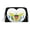Silver, variant on Travel Makeup Bag Us Virgin Islands Badge-Flag Cosmetic Bag for Women, Waterproof Portable Pouch Toiletry Bag Pattern Make up Bag Gold