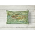thumbnail image 2 of Carolines Treasures 8960PW1216 Abstract Red Fish Fabric Decorative Pillow, 2 of 3