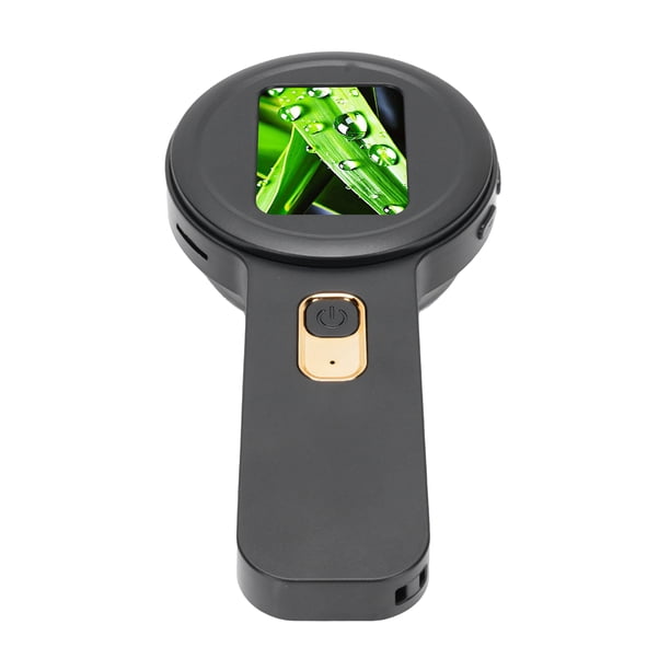 Vidorzgo En Microscopio Con Luz, Microscopio Digital De Mano De 200x Con Iluminación Ajustable De 16 LED, Pantalla HD De 2 Pulgadas, Microscopios Marco Para Adultos Niños