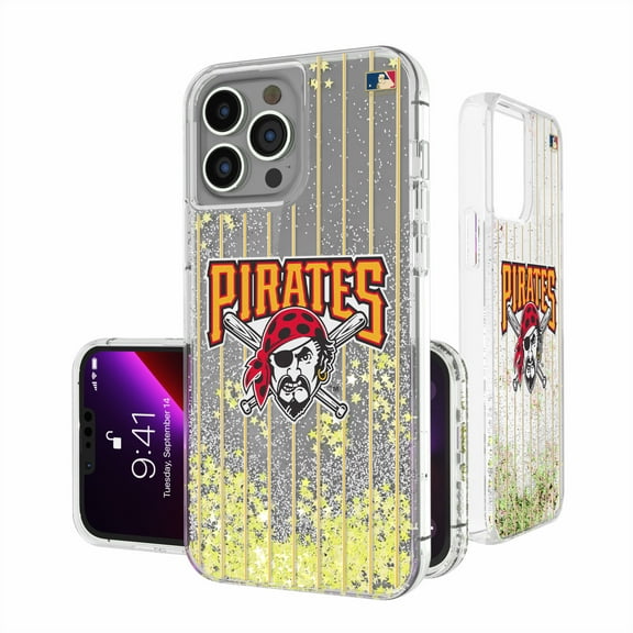Pittsburgh Pirates 1997-2013 Cooperstown Pinstripe iPhone Glitter Case