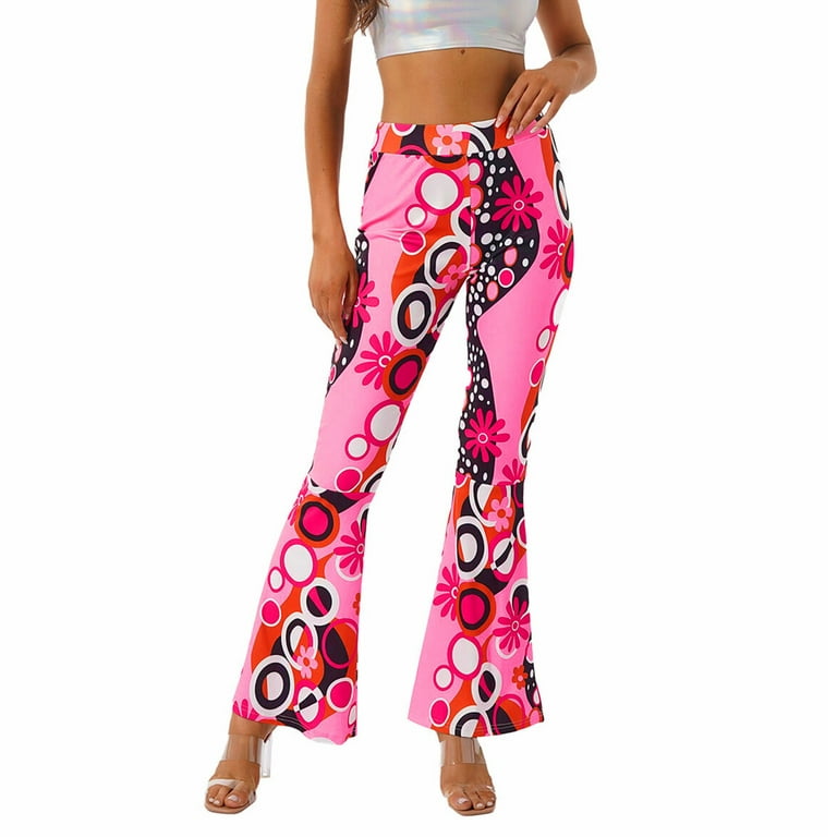 YWDJ Yoga Flare Pants for Women High Waist High Rise Flared Bell Bottom  Casual Summer Printed Long Pant Pants A Popular Choice for Everyday Wear  Going to Work Attending a Casual Event