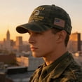 thumbnail image 5 of DD-214 Veteran Baseball Cap - Embroidered Eagle Patriotic Hat - Perfect Veterans Day Gift for Retired Soldiers, 5 of 9