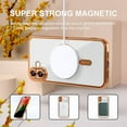 thumbnail image 4 of Dteck Magnetic for iPhone 17 Case with Screen Protector, Compatible with MagSafe, Non Yellowing Slim Plating Soft Clear Phone Cover with Full Camera Lens Cover 6.3 Inch,Orange, 4 of 6