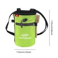 thumbnail image 4 of Cubo para Tiza Escalada Con 2 Bolsillos Grandes Y Cepillo () Rojo Verde, 4 of 4