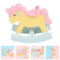 thumbnail image 3 of Wooden Horse Model Cake Adornment Creative Cake Topper Resin Cake Ornament, 3 of 8