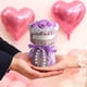 thumbnail image 5 of Decoraciones para el día de San Valentín, mini ramo de flores de simulación de rosas, regalo de San Valentín para enviar a la novia, cumpleaños, boda, regalo para compañeros, ramo de mano de rosas de, 5 of 6