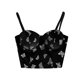 thumbnail image 1 of Gibobby Corsé exterior de chaleco pequeño con diseño de de encaje a la moda Sexy para mujer(Negro,XG), 1 of 5