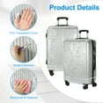 thumbnail image 3 of Uxcell 1Pcs Luggage Covers, 24 Inch Waterproof Suitcase Cover Protectors, Silver-grey, 3 of 6