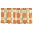 thumbnail image 7 of Yayeee Kitchen Curtains Tier Set of 2 Light Filtering 57"x24" Over Sink Window Panels, Geometric Pattern, 7 of 7
