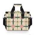 thumbnail image 7 of FORMRS Insulated Cooler Bag 24 Cans Capacity Soft Leakproof Lunch Box with Side Pockets, Retro Green Stars, 7 of 7