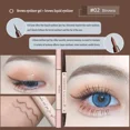 thumbnail image 1 of Lápiz delineador de ojos en gel marrón 2 en 1, delineador de ojos líquido ultrafino, lápiz de sombra de ojos suave con alto pigmento, lápiz de gel de gusano de seda, maquillaje de ojos duradero, 1 of 5