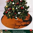 thumbnail image 6 of FMSHPON Halloween Pumpkin Xmas Christmas Tree Skirt Stand Mat for Holiday Party Decoration Indoor Outdoor 48 inches, 6 of 6
