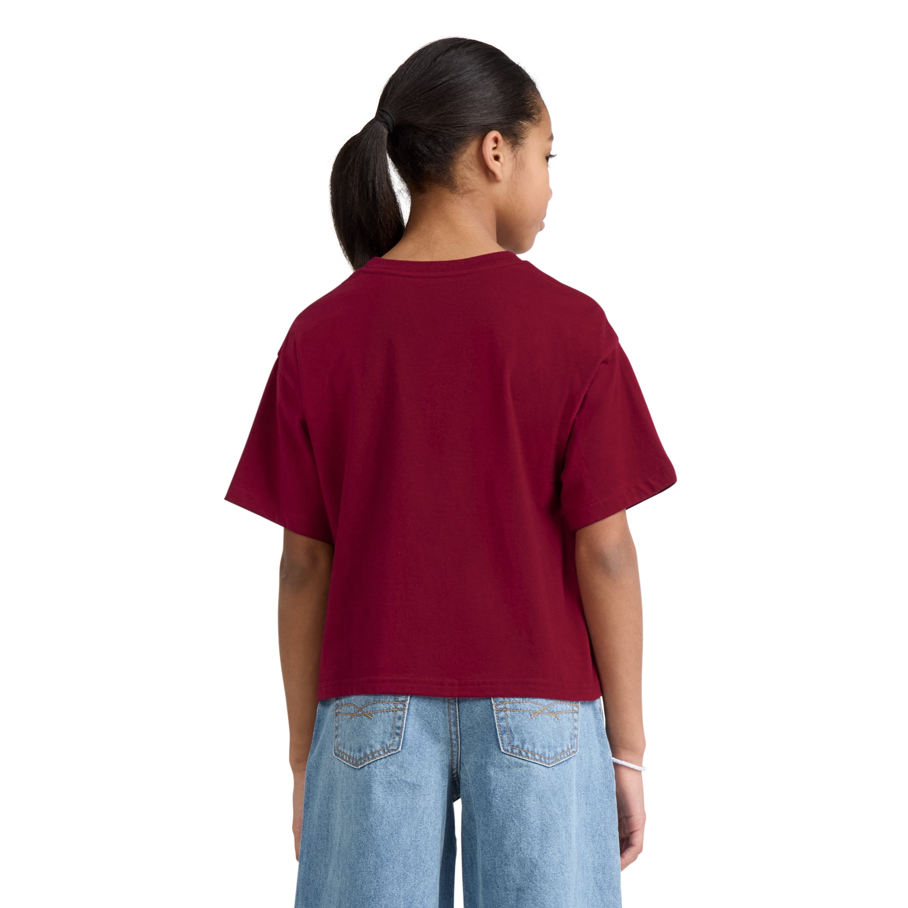 Levi Strauss Signature Girls Short Sleeve Graphic Tee, Size 4-16