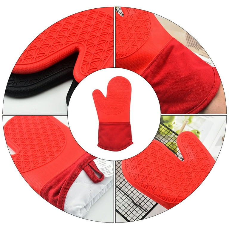 1pc Silicone Oven Gloves Anti-scald Gloves Cute Oven Mitt Heat Resistant  Gloves Microwave Oven Baking Tools Kitchen Bakeware - AliExpress