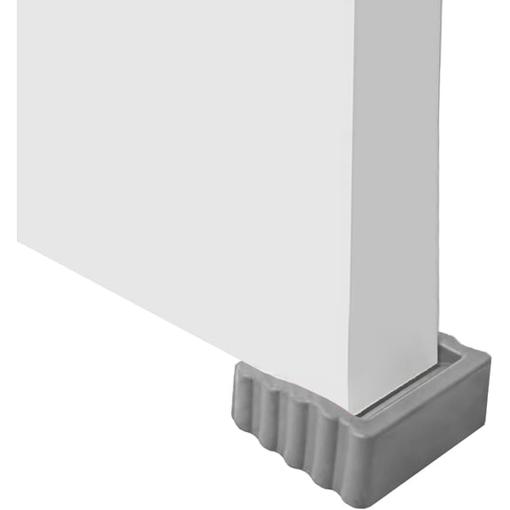 Two-Way Door Stoppers, Doorstop Wedge, Small Size Cube Rubber Door Stops,Grey 2PCS