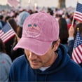thumbnail image 2 of USA 250th Anniversary Commemorative Hat Adjustable Distressed Retro Cap 1776-2026 Patriotic Tribute Gift for Men Veterans History Buffs,Pink, 2 of 5