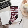 thumbnail image 6 of KLL Buffalo Plaid Forest Print Cool Socks Men's Women's Crew Socks Funny Crazy Novelty Stockings, 6 of 7