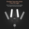 thumbnail image 2 of 40W Dual-arm Fill Light Tri-color Beauty Light Multi-angle Rotatable Hose, 2 of 8