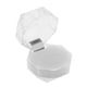 thumbnail image 4 of Caja de cristal Acrílico transparente para 20 piezas Zulema soporte de Caja de joyería para exhibición de almacenamiento de pendientes Blanco, 4 of 8