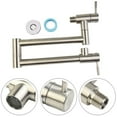 thumbnail image 1 of Foldable Brass Wall Mounted Kitchen Faucet Pot Filler Faucet Swivel Folding, 1 of 11