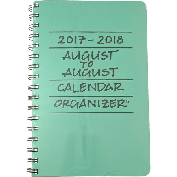 2017 2018 August to August Calendar Organizer Mint (Light Green 2017 2018 August to August Calendar Organizer Mint (Light Green