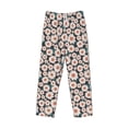 thumbnail image 4 of Xecao Daisies Flowers Men's Straight Lounge Pajama Pants: The Ultimate in Comfortable Sleepwear, 4 of 9